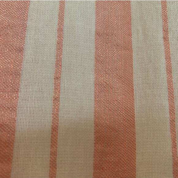 NWOT Lemlem Pink & White Striped Caftan – One Size, Snap Front, Fringe Hem - Picture 4 of 8